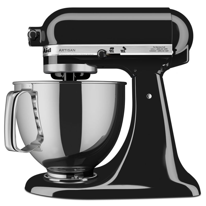 Batidora de Pedestal KitchenAid Artisan con 10 Velocidades 4.7 Litros Color Negro
