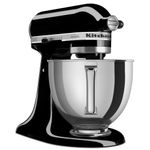 Batidora de Pedestal KitchenAid Artisan con 10 Velocidades 4.7 Litros Color Negro
