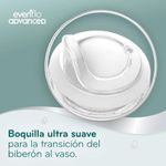 Set de Tazas Entrenadoras Advanced con Boquilla Suave Antiderrames Color Rosado y Morado 150 mL y 270 mL