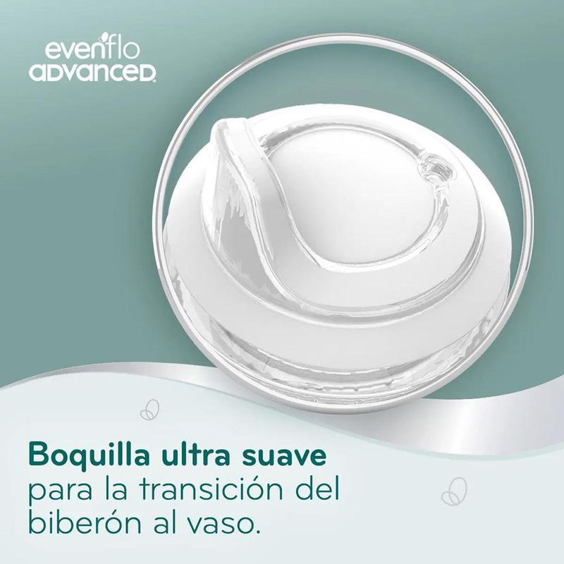 Set de Tazas Entrenadoras Advanced con Boquilla Suave Antiderrames Color Rosado y Morado 150 mL y 270 mL
