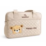Pañalera Impermeable de Poliéster con Diseño de Oso Infantil - Presentación Surtida
