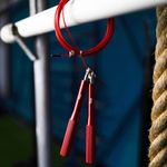 Cuerda de Salto de Aluminio para Alta Velocidad de 290 Cm Color Roja