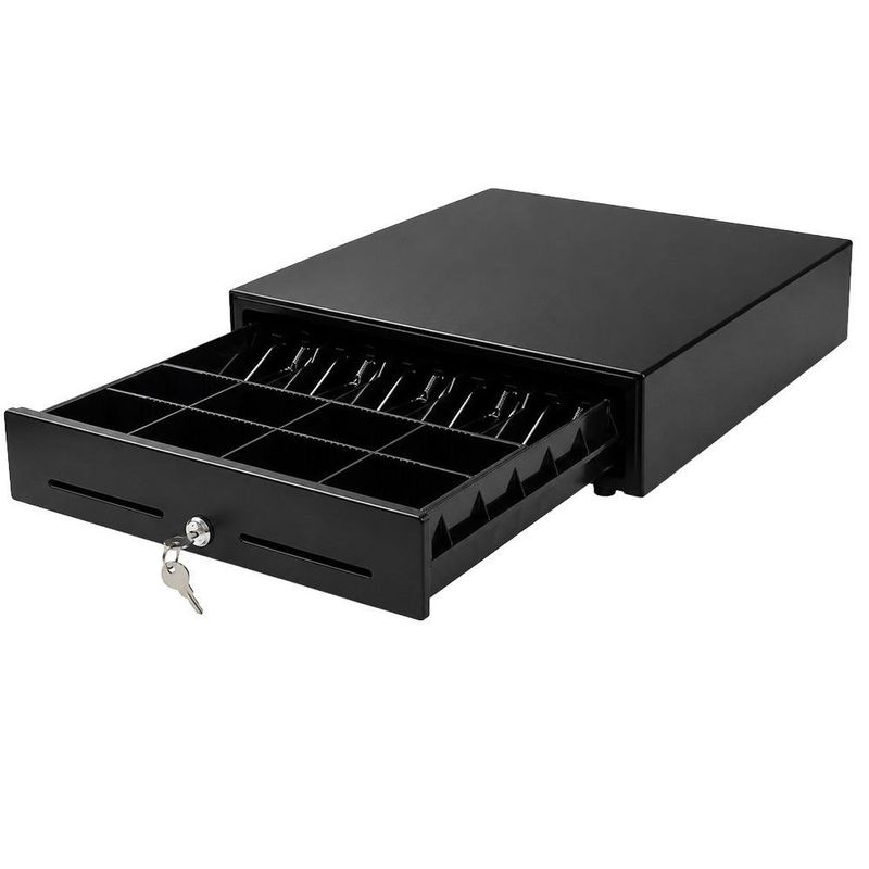 Caja Registradora para Negocio 20 x 6 Plg Color Negra