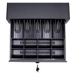 Caja Registradora para Negocio 20 x 6 Plg Color Negra