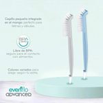 Set de Escobillón Advanced con Cerdas Suaves para Limpieza de Biberones y Pajillas