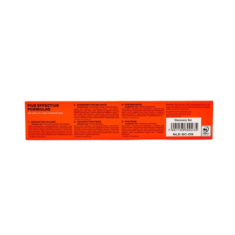 Set Descubrimiento de Barras Capilares Mini Shampoo y Acondicionador 75 g
