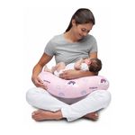 Almohada de Lactancia Algodón Diseño Arcoíris Rosado para Bebé