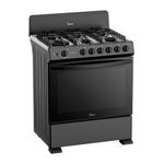 Estufa de Piso Midea Plus Chef con 6 Quemadores de 30 Pulgadas Color Negra