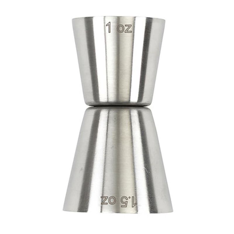 Medidor para Licor Doble Gourmet de Acero Inoxidable 1 oz y 1.5 oz