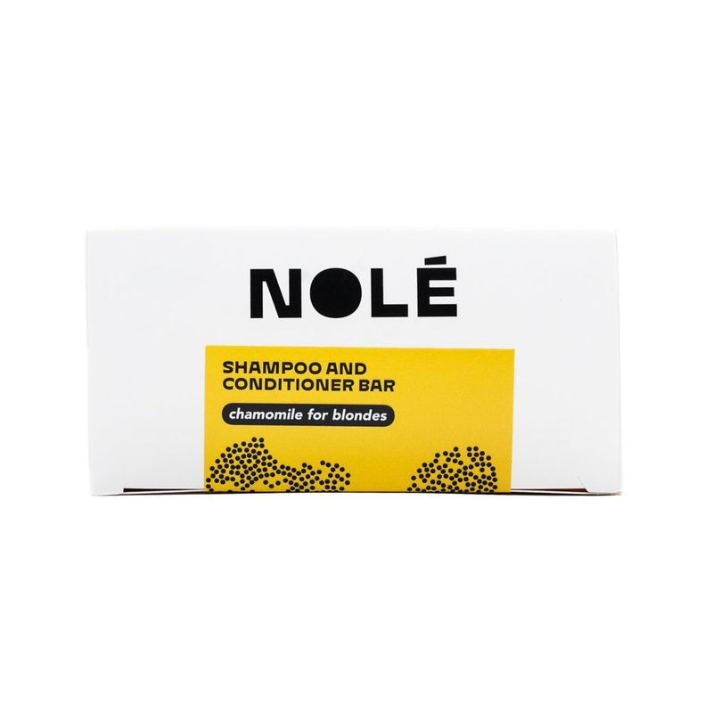 Set de Shampoo y Acondicionador Sólido con Manzanilla para Cabello Rubio