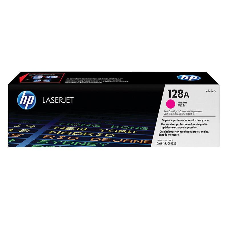 Cartucho de Tóner 128A Original para LaserJet Pro CM1415 y CP1525 Color Magenta