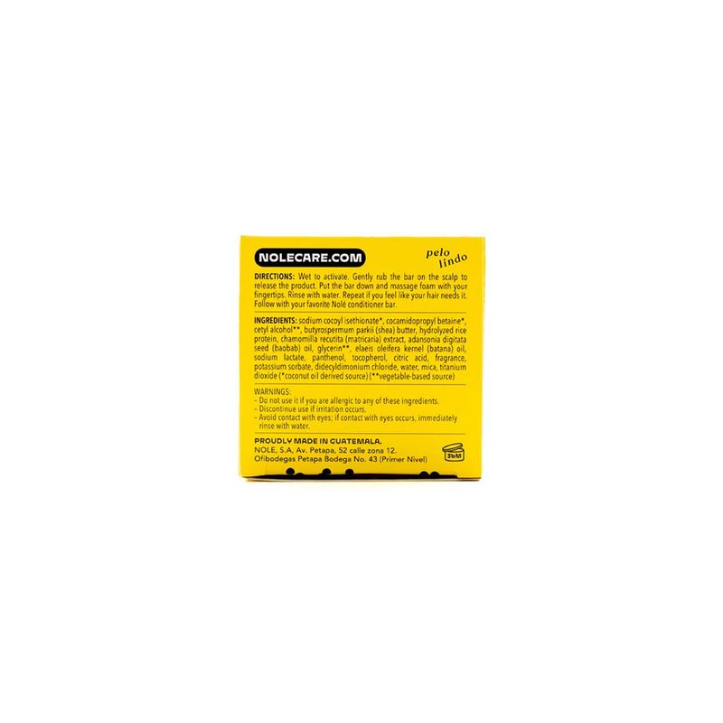 Shampoo Sólido con Manzanilla para Cabello Rubio 85 g