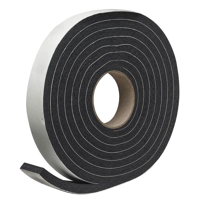 Cinta de Caucho Color Negra de 1/2x5/16 plg y 10 Pies