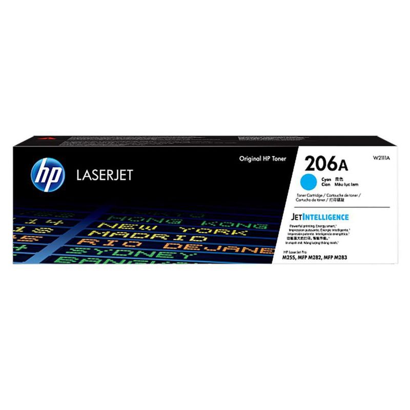 Cartucho de Tóner 206A Original LaserJet Color Cian