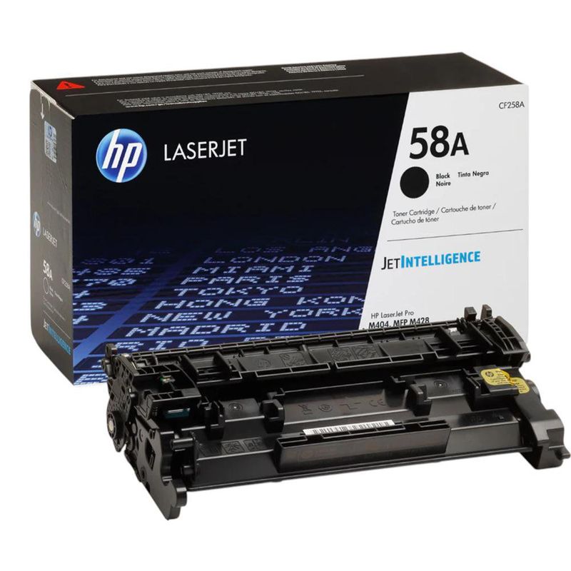 Cartucho de Tóner 58A Original LaserJet en Color Negro