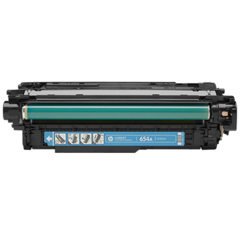 Cartucho de Tóner 654A Original para LaserJet Enterprise M651 Color Cian