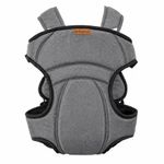 Portabebé I Love Travel Gris Acolchado Ajustable para Bebés de 0 a 10 Meses