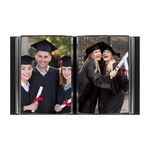 Álbum Mini Bordado de Graduación para 36 Fotos de 4 x 6 Plg Color Negro