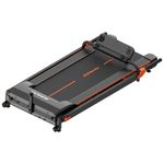 Caminadora Fit Fold 23T Plegable con Monitor LCD Color Negra con Detalles Naranja