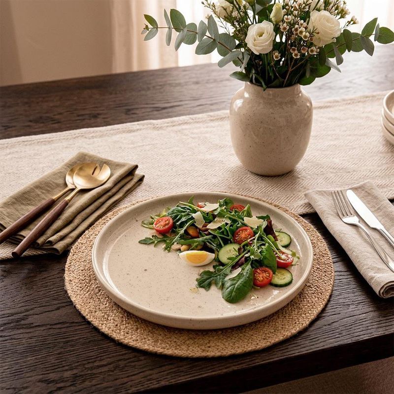 Plato para Ensalada Uno Crema de 8.6 Plg