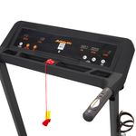 Caminadora Fit Fold 460T Plegable con Monitor LCD Color Negra con Detalles Naranja