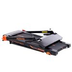 Caminadora Fit Fold 460T Plegable con Monitor LCD Color Negra con Detalles Naranja