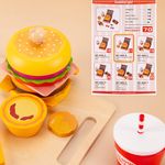 Set de Juego Menú de Hamburguesa para Niños Multicolor