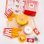Set de Juego Menú de Hamburguesa para Niños Multicolor