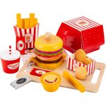 Set de Juego Menú de Hamburguesa para Niños Multicolor