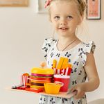 Set de Juego Menú de Hamburguesa para Niños Multicolor