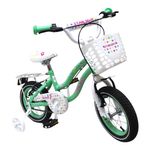 Bicicleta Infantil 12 Starlight Girls con Canasta y Ruedas Entrenadoras para Niña Colores Surtidos