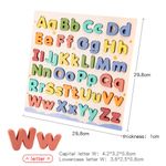 Alfabeto de Madera Didáctico Infantil con Letras Encajables