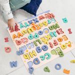 Alfabeto de Madera Didáctico Infantil con Letras Encajables