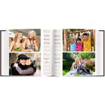 Álbum de Fotos de Gamuza Sintética con Diseño Travel para Fotos de 4 x 6 Plg