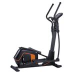 Elíptica 1200EP con Resistencia Magnética Color Negra con Detalles Naranja