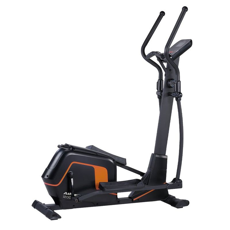 Elíptica 1200EP con Resistencia Magnética Color Negra con Detalles Naranja