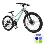 Bicicleta MTB 24 DMD-M 21S Alloy FDD para Montaña Juvenil/Adulto Colores Surtidos