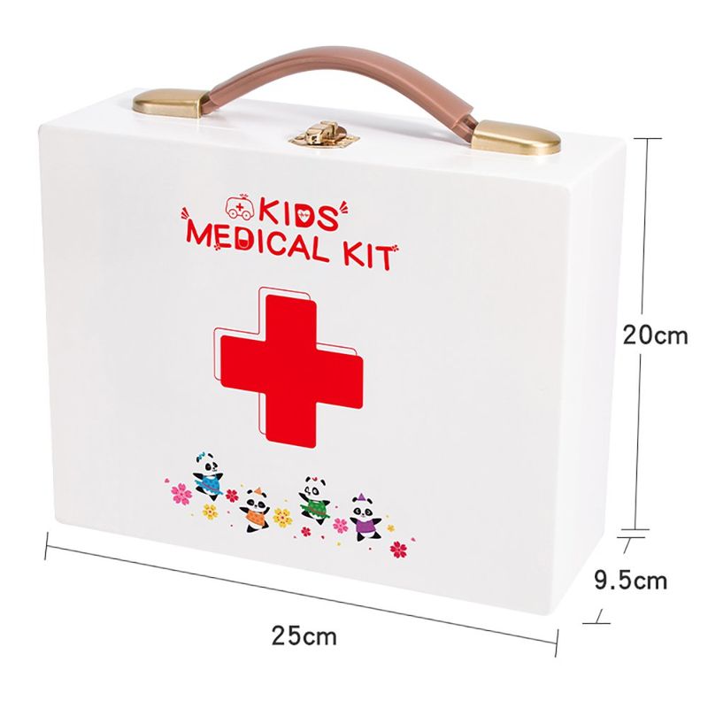Set de Juego Doctor Infantil de Madera con Maletín y Accesorios Médicos