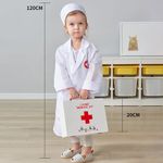Set de Juego Doctor Infantil de Madera con Maletín y Accesorios Médicos