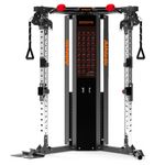 Maquina FTS Doble Polea 2200MS de 160 kg Color Negra con Detalles Naranja