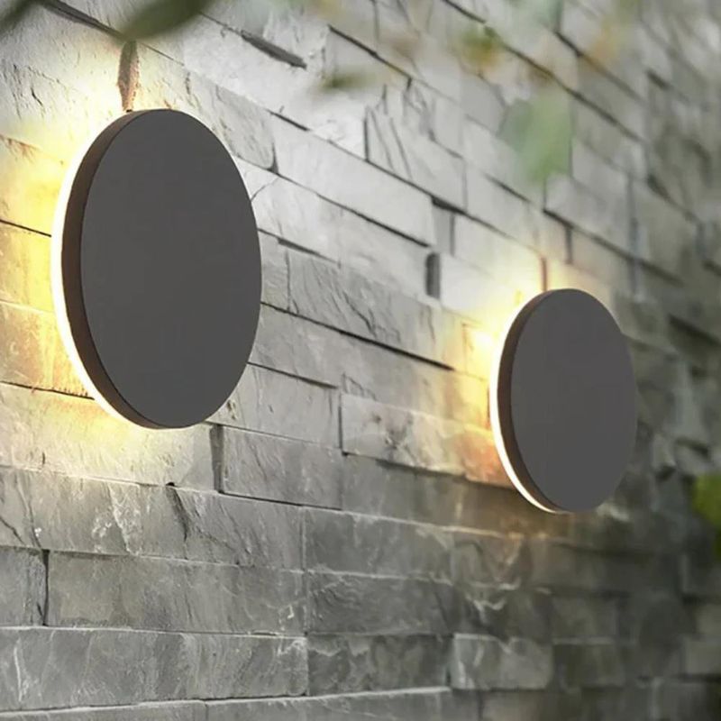 Lámpara Exterior para Pared LED de 12W Modelo Moon