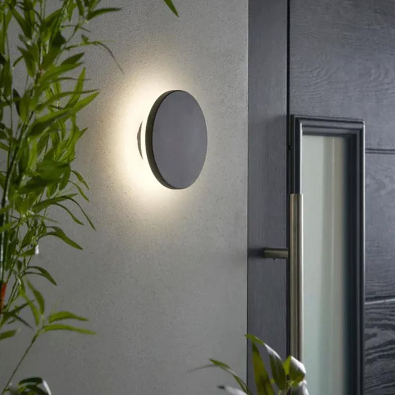 Lámpara Exterior para Pared LED de 12W Modelo Moon
