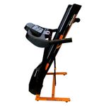 Caminadora 610T Plus con Inclinación Automática Color Negra con Detalles Naranja