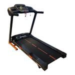 Caminadora 610T Plus con Inclinación Automática Color Negra con Detalles Naranja