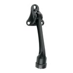 Tope para Puerta Metálico con Goma 13 cm Color Negro