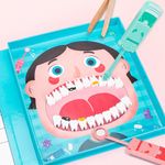 Set de Juego Didáctico de Dentista con Accesorios Color Azul