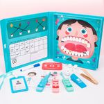 Set de Juego Didáctico de Dentista con Accesorios Color Azul