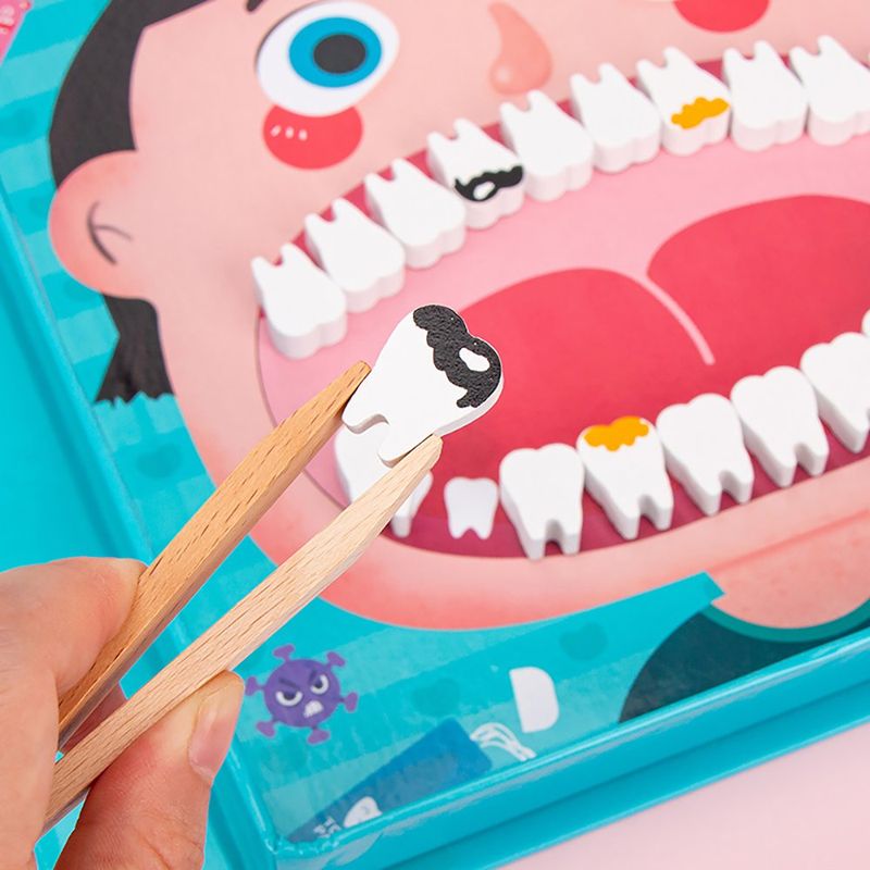 Set de Juego Didáctico de Dentista con Accesorios Color Azul