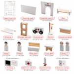 Set de Juego Hospital de Madera Infantil con Accesorios Médicos