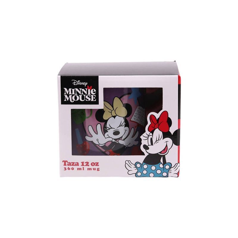 Taza Diseño de Minnie de 12.1 Oz Color Lila